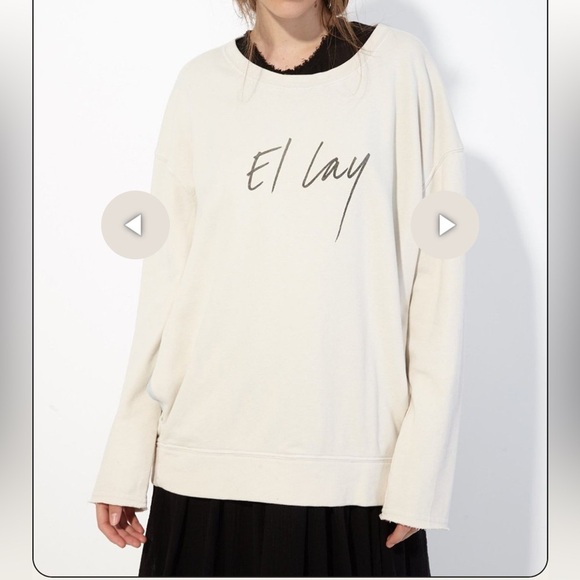 Raquel Allegra 'El Lay' Crewneck Sweatshirt - Picture 3 of 12